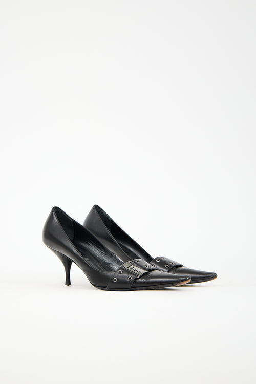 Dior Leather Logo Pump