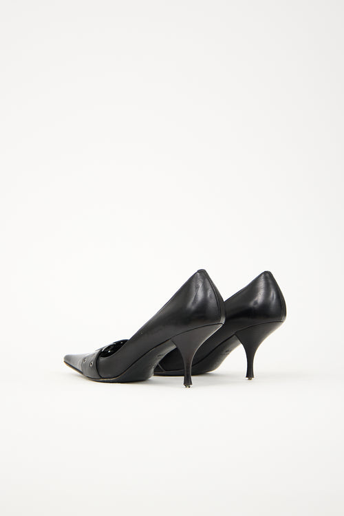 Dior Leather Logo Pump