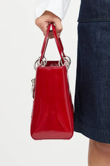 Dior 2012 Patent Medium Lady Dior  Bag