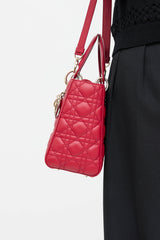 Dior 2020 Lady Dior Medium Leather Bag