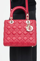 Dior 2020 Lady Dior Medium Leather Bag