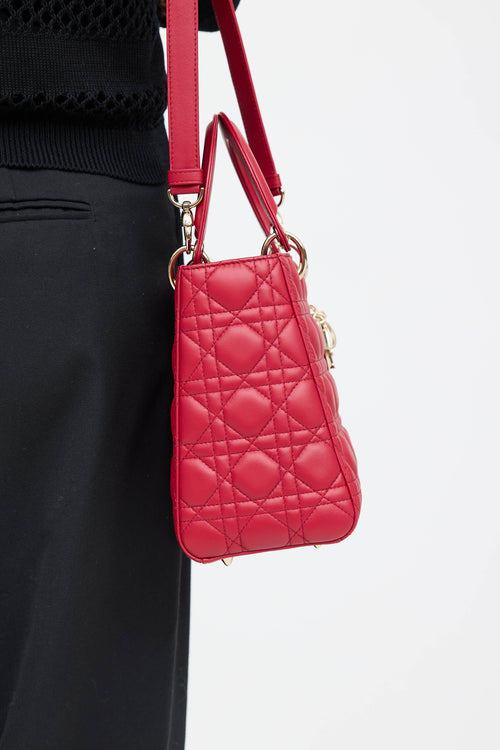 Dior 2020 Lady Dior Medium Leather Bag