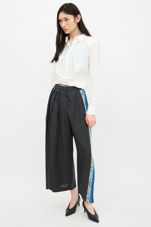 Dior Resort 2014 Wool Lace Panel Trouser