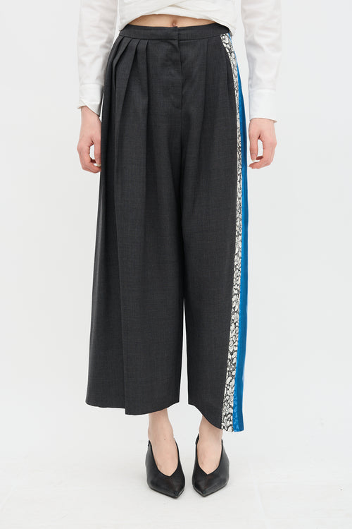 Dior Resort 2014 Wool Lace Panel Trouser