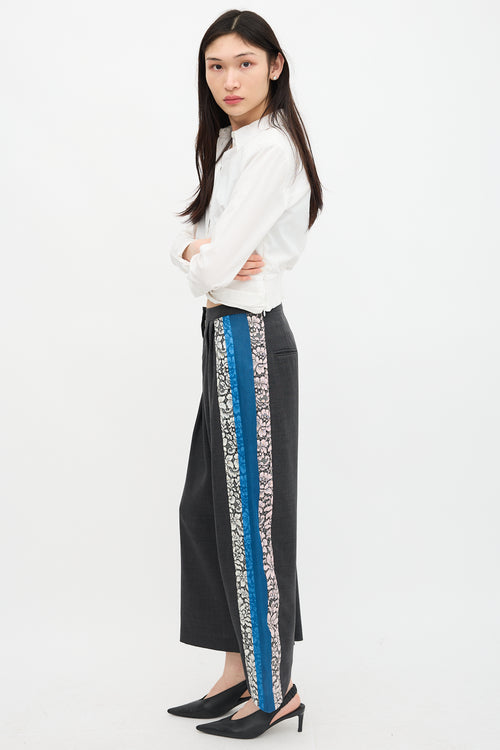Dior Resort 2014 Wool Lace Panel Trouser