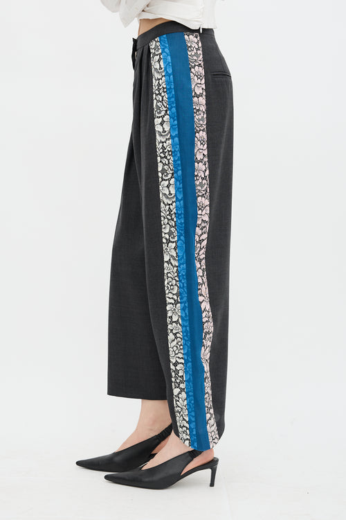 Dior Resort 2014 Wool Lace Panel Trouser