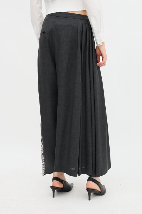 Dior Resort 2014 Wool Lace Panel Trouser