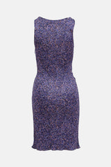Dior Ruched Patterned Dress