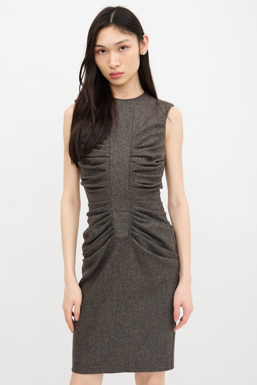 Dior Ruched Sheath Dress