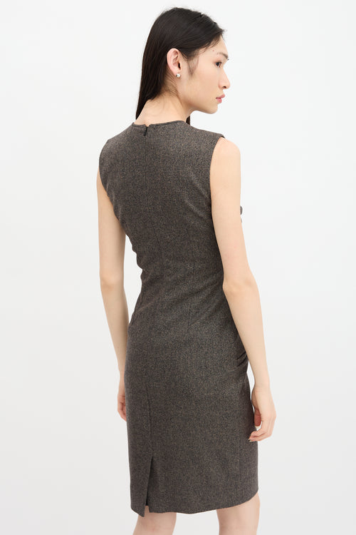 Dior Ruched Sheath Dress