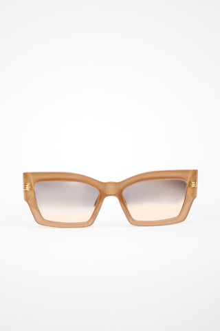 Dior S45SQ Rectangle Sunglasses