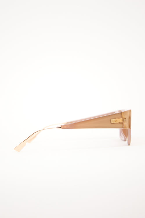 Dior S45SQ Rectangle Sunglasses
