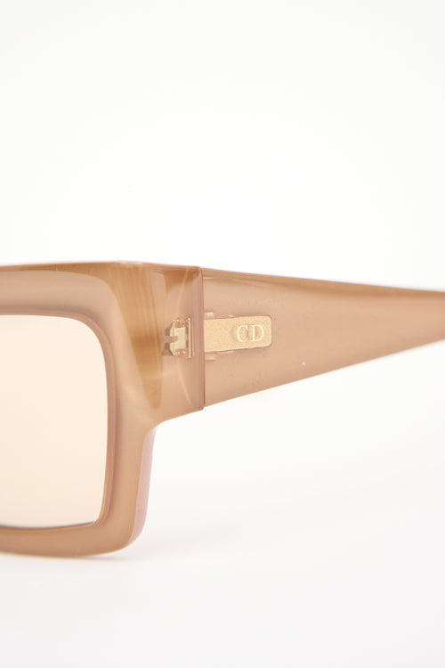 Dior S45SQ Rectangle Sunglasses
