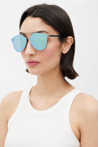 Dior S62RQ Blue DiorReflectedP Aviator Sunglasses