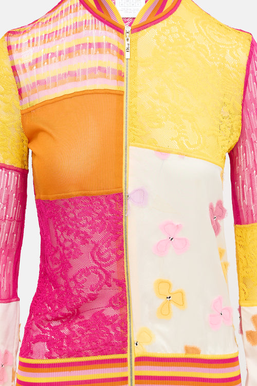 Dior SS 2004 Lace Panelled Jacket