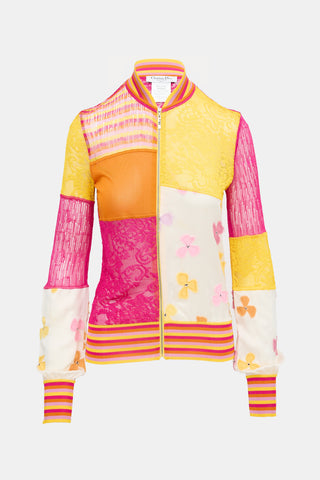 Dior SS 2004 Lace Panelled Jacket
