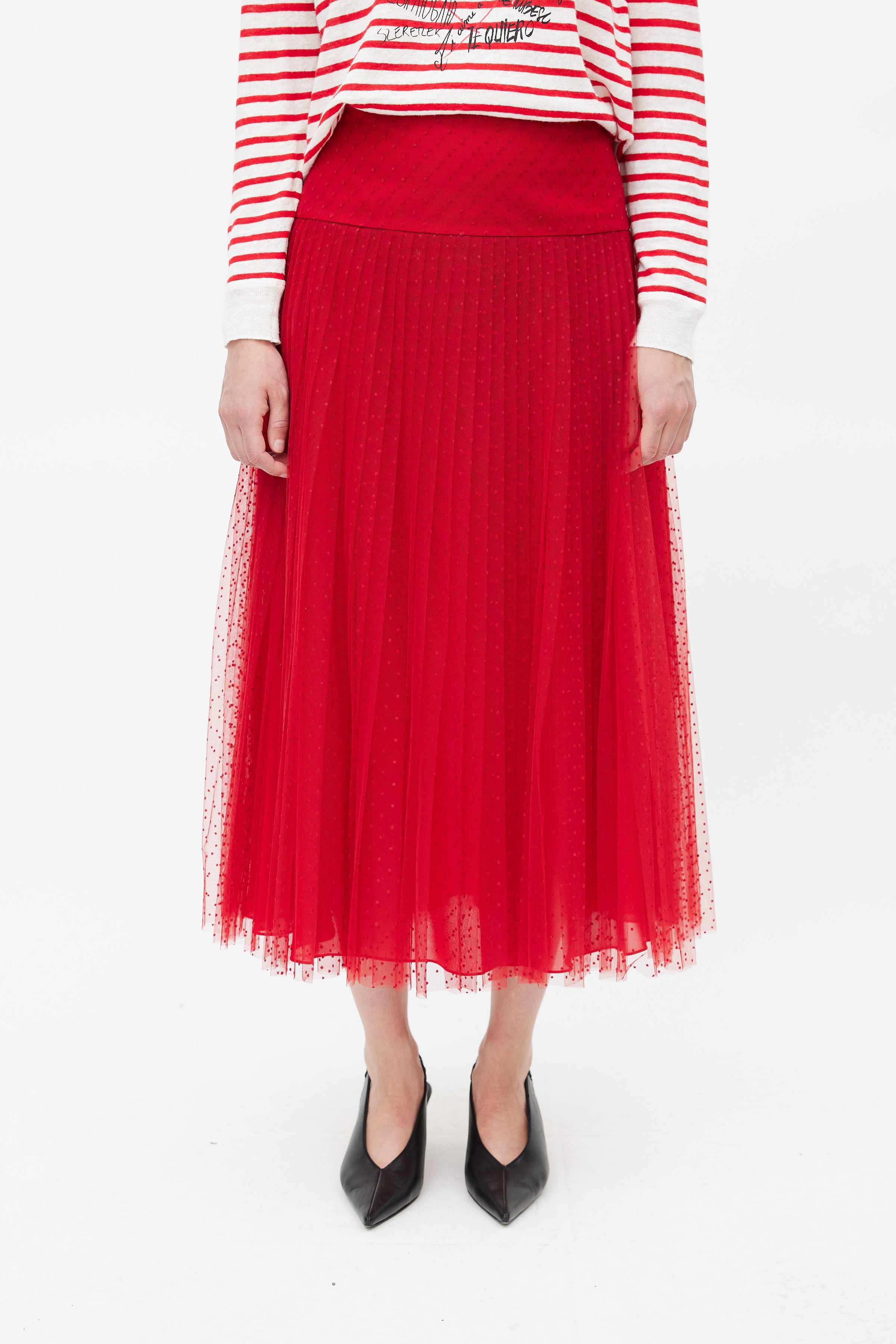 dior red tulle dress Christian Dior Tulle Gown - Red Dresses, Clothing - CHR27683