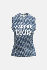Dior SS 2003 Oblique J'Adore Dior Top