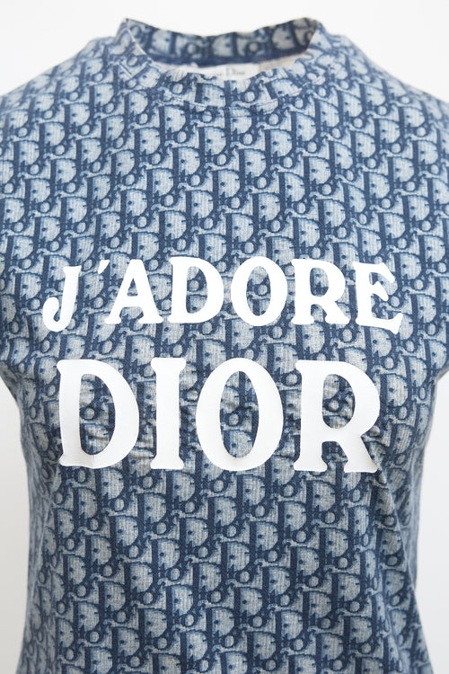 Dior SS 2003 Oblique J'Adore Dior Top