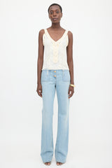Dior SS 2006 Knit Lace Tank Top
