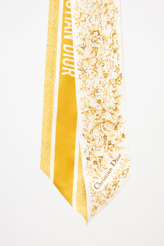 Dior Silk Dioresque Butterfly Mitzah Twilly