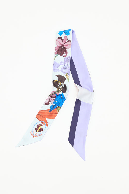 Dior Silk Floral Mitzah Twill Scarf