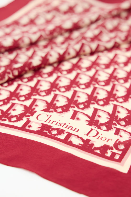 Dior Silk Oblique Printed Scarf