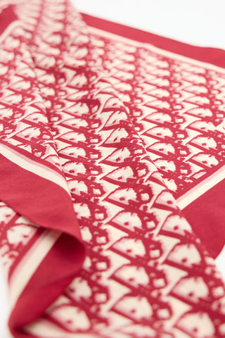 Dior Silk Oblique Printed Scarf