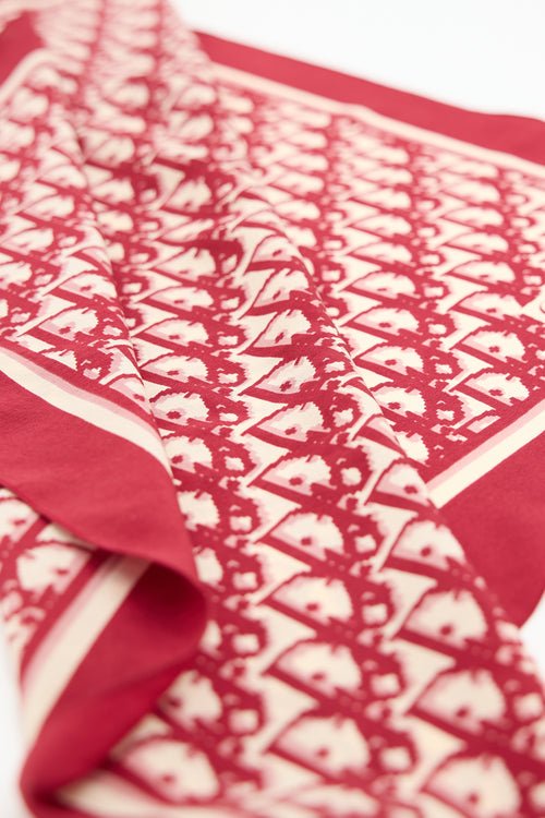 Dior Silk Oblique Printed Scarf