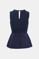 Dior Silk Peplum Top