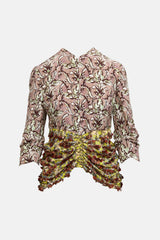 Dior Silk Printed Embellished Top