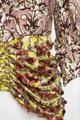 Dior Silk Printed Embellished Top