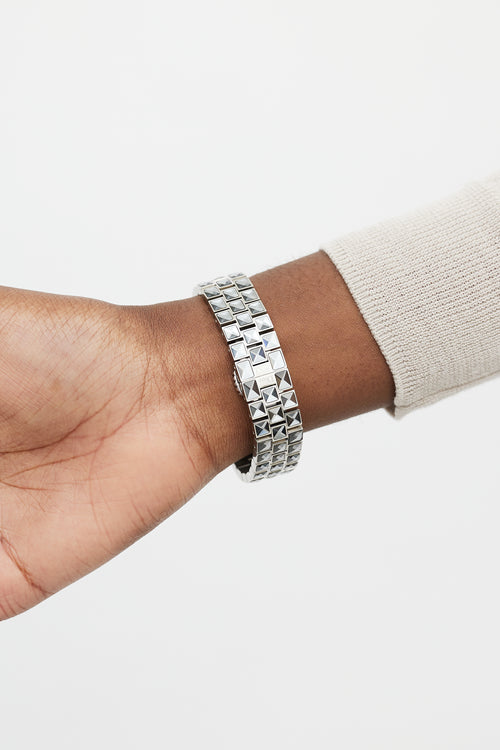 Dior Stainless Steel & Sapphire Christal Watch