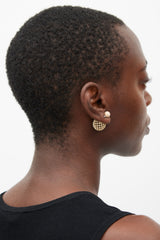 Dior Double Sided Ball Earrings
