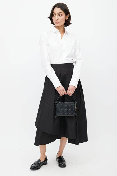 Dior Spring 2023 Black Lady Dior Mini Milly Crossbody Bag