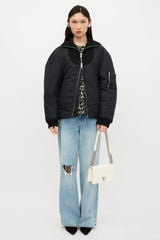 Dior Textured Patent Leather Diorama Bag