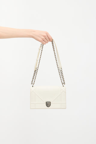 Dior Textured Patent Leather Diorama Bag