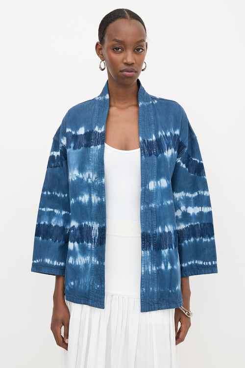 Dior Tie Dye Wrap Jacket