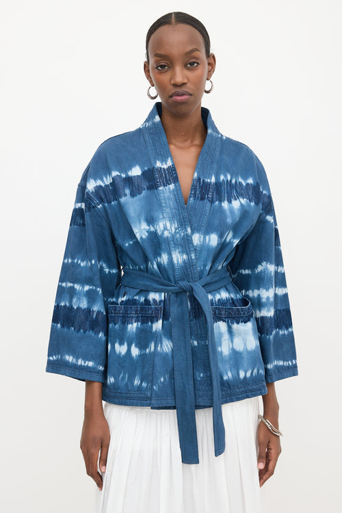 Dior Tie Dye Wrap Jacket