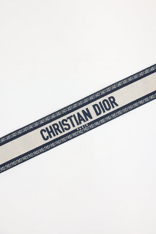 Dior Toile De Jouy Embroidered Bag Strap