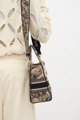 Dior Toile De Jouy Small Book Tote Bag