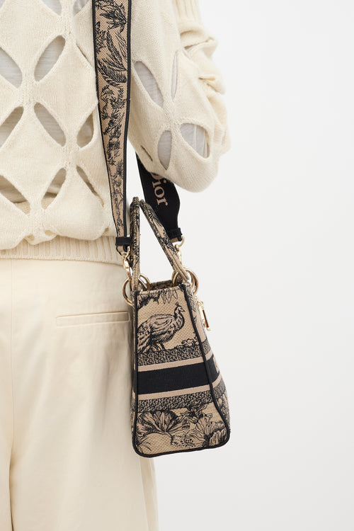 Dior Toile De Jouy Small Book Tote Bag