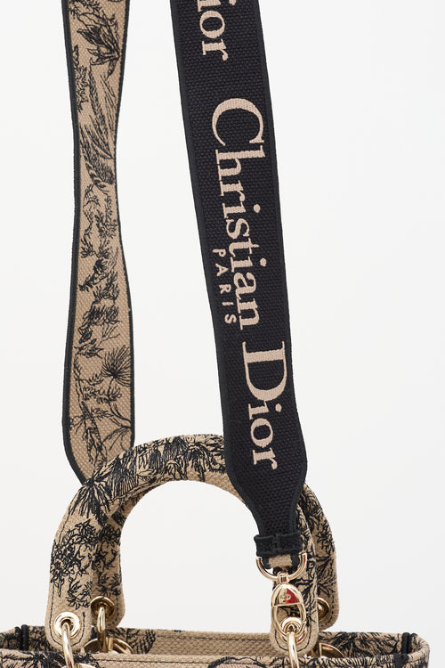 Dior Toile De Jouy Small Book Tote Bag