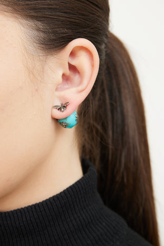 Dior Turquoise Mise en Tribales Earrings