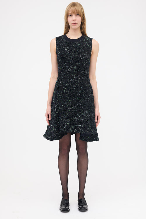 Dior 2010 Tweed High Low Dress