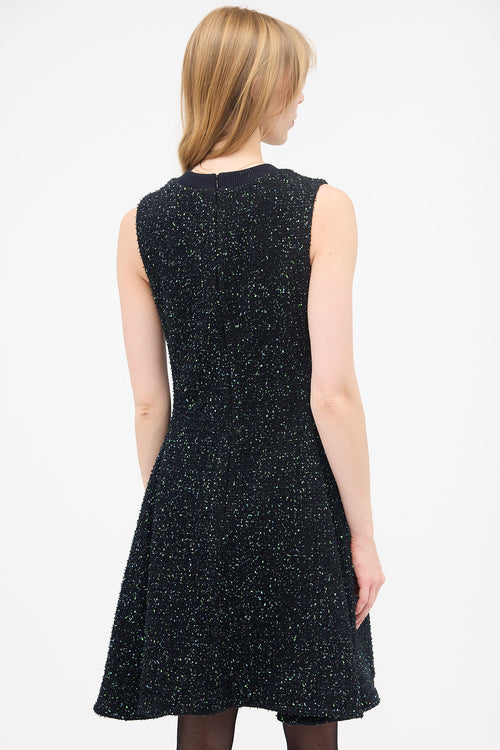 Dior 2010 Tweed High Low Dress