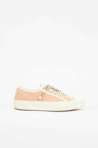 Dior Velvet Walk'N'Dior Low Sneaker