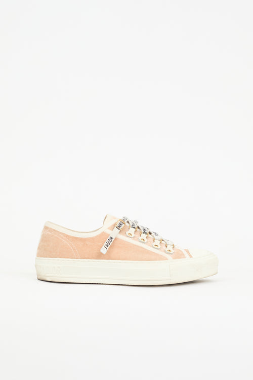 Dior Velvet Walk'N'Dior Low Sneaker