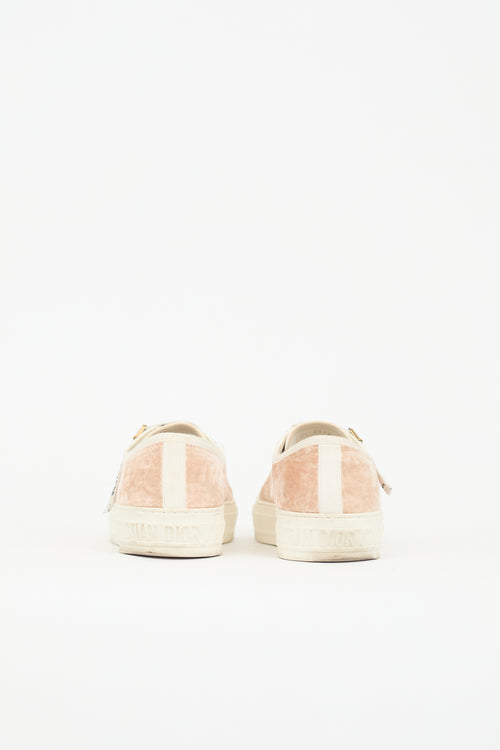 Dior Velvet Walk'N'Dior Low Sneaker