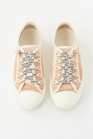 Dior Velvet Walk'N'Dior Low Sneaker